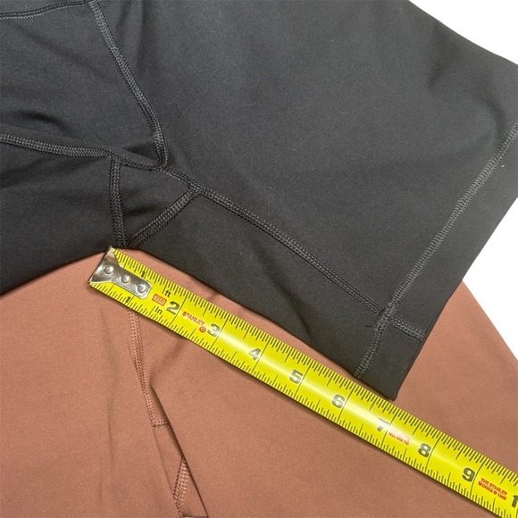 NWT Yogalicious Lux Black/Myristica 2pk Biker Shorts Size Small - Picture 5 of 8